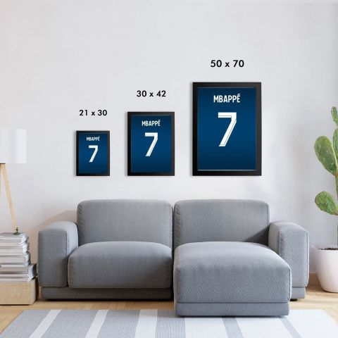 Mbappe Forma Poster Tablo