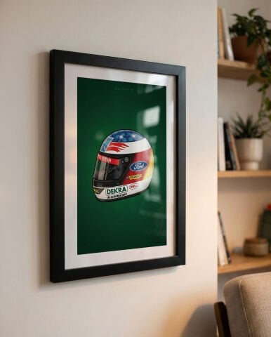Michael Schumacher 1994 Kask, Formula 1 Poster Tablo