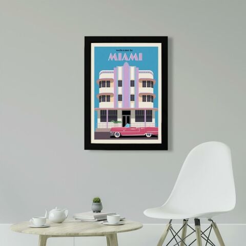 Miami Poster Tablo