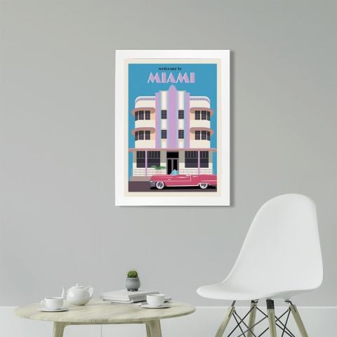 Miami Poster Tablo