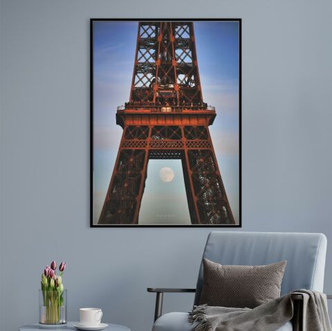 Paris Eyfel Kulesi Kanvas Tablo