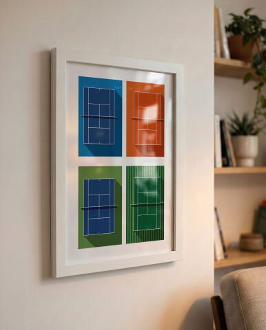Grand Slams, Tenis Poster Tablo