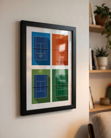 Grand Slams, Tenis Poster Tablo