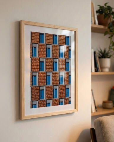 Brick, Facades, Poster Tablo