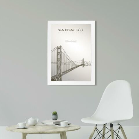 Golden Gate Bridge Poster Tablo