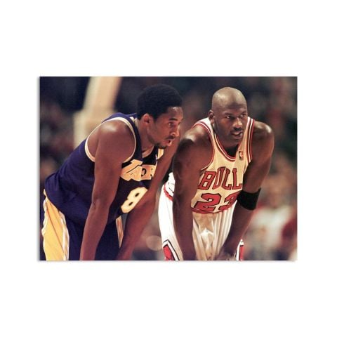 Kobe - Jordan Kanvas Tablo