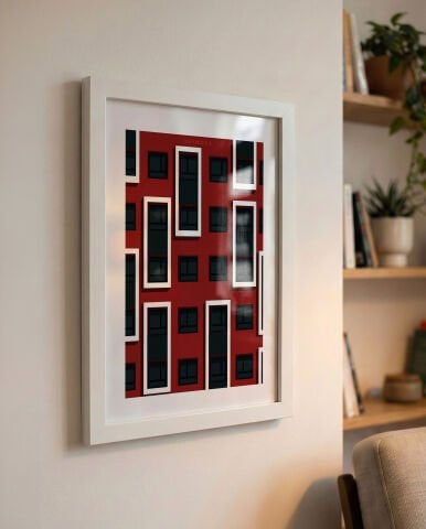 Outline, Facades, Poster Tablo