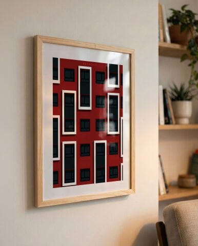 Outline, Facades, Poster Tablo