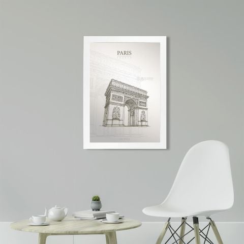 Arc de Triomphe, Zafer Takı Paris Poster Tablo