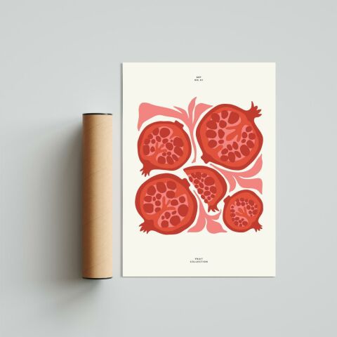 Pomegranate Poster Tablo