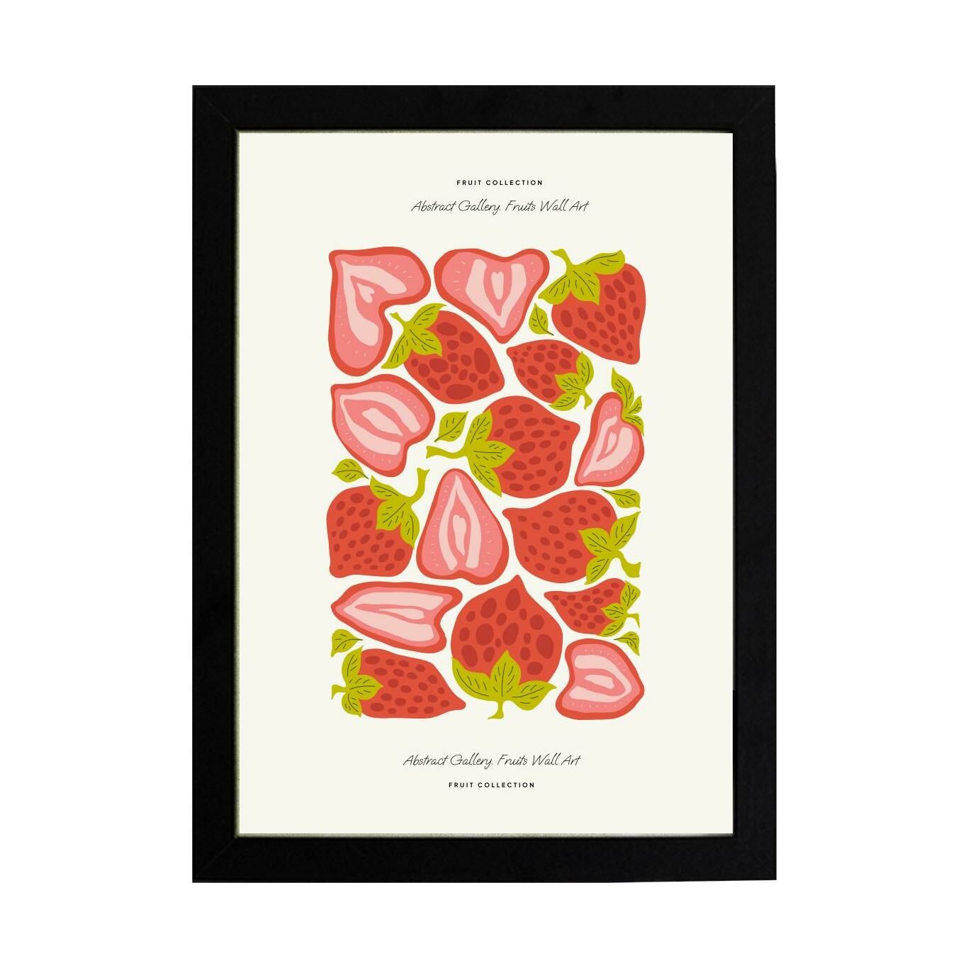 Strawberry Poster Tablo