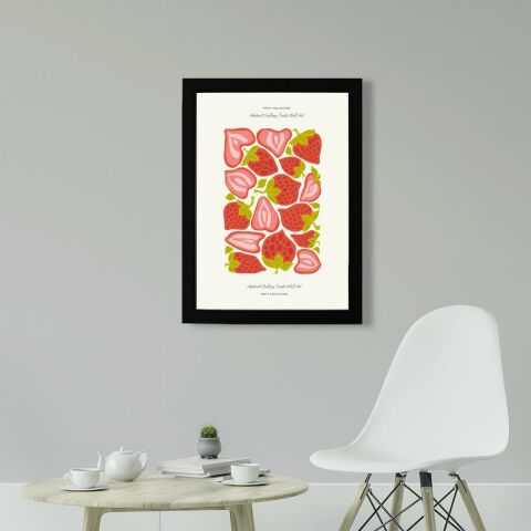 Strawberry Poster Tablo