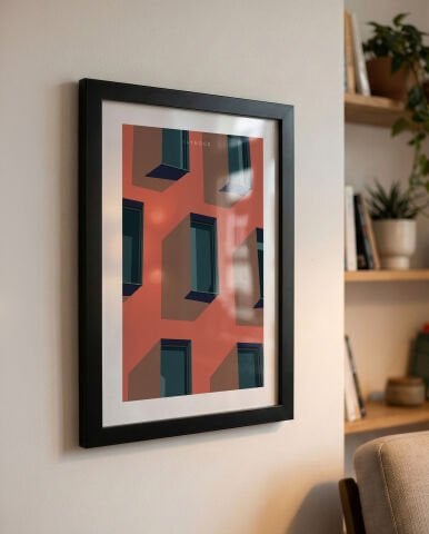 Angle, Facades, Poster Tablo