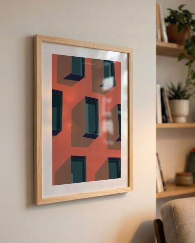 Angle, Facades, Poster Tablo