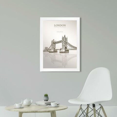 Tower Bridge, Londra Poster Tablo