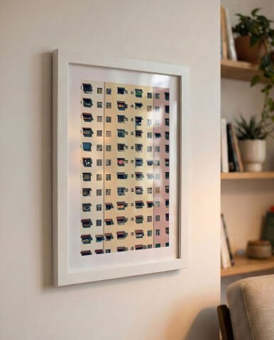 Pattern, Facades, Poster Tablo