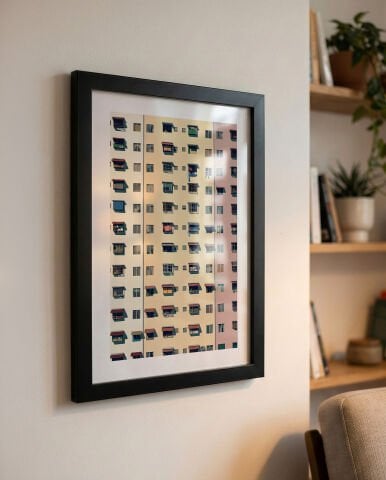 Pattern, Facades, Poster Tablo