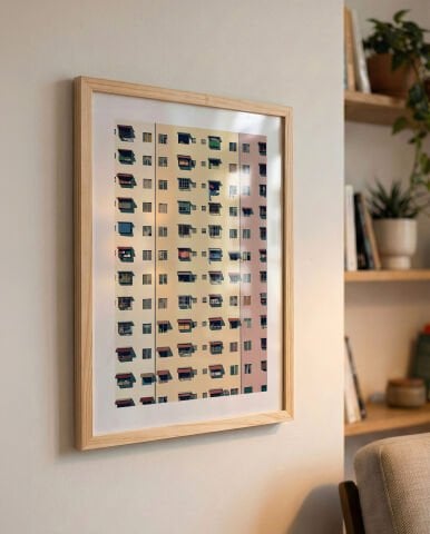 Pattern, Facades, Poster Tablo