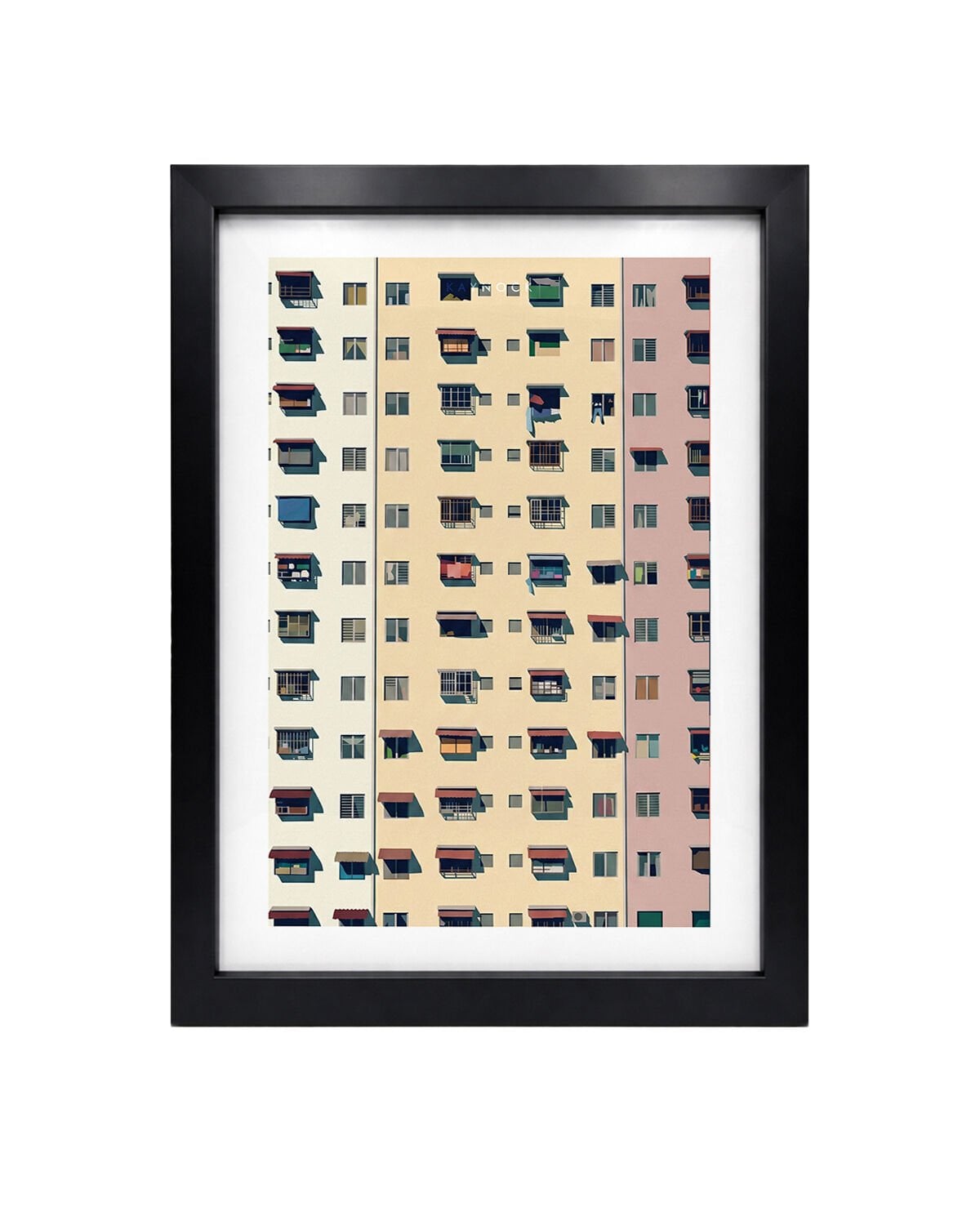 Pattern, Facades, Poster Tablo