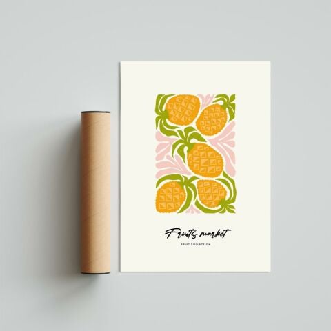 Pineapple Poster Tablo