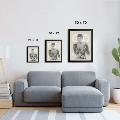 Muhammad Ali Poster Tablo