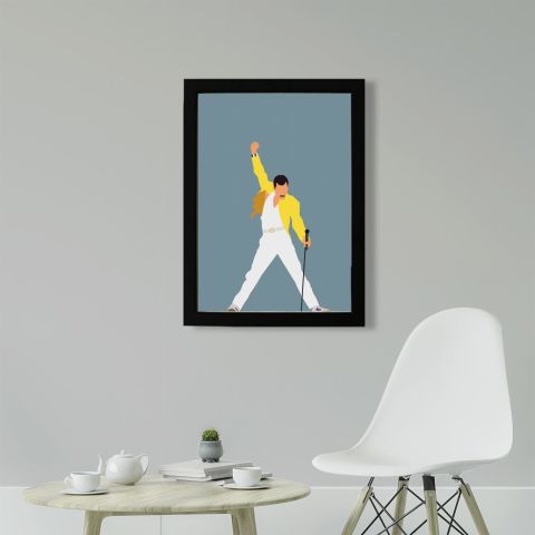 Freddie Mercury Poster Tablo