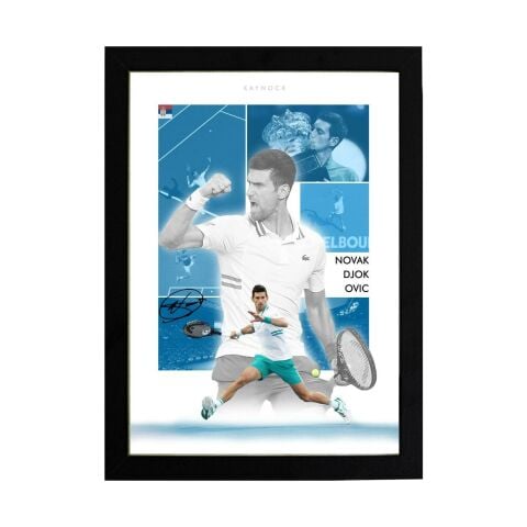 Novak Djokovic, Tenis Poster Tablo