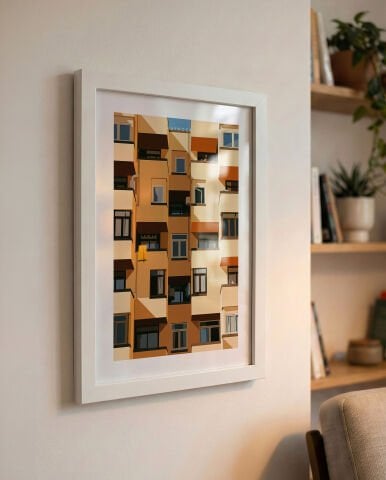 Cluster, Facades, Poster Tablo