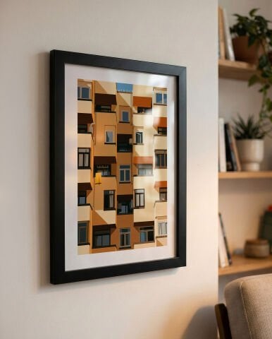 Cluster, Facades, Poster Tablo