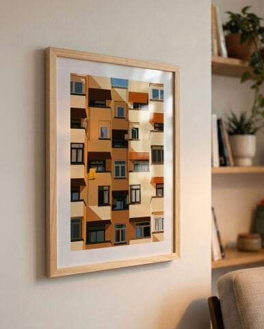 Cluster, Facades, Poster Tablo