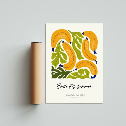Banana Poster Tablo