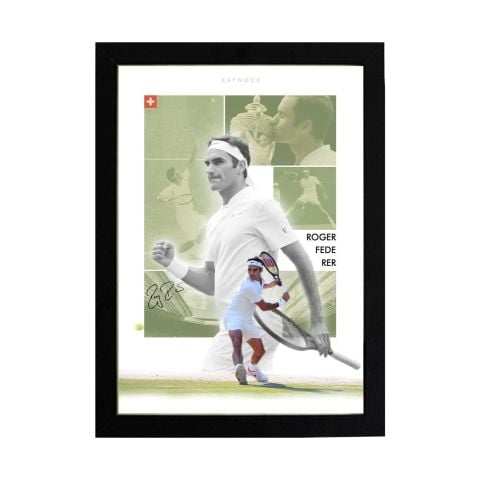 Roger Federer, Tenis Poster Tablo
