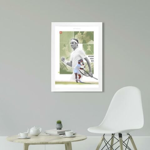 Roger Federer, Tenis Poster Tablo