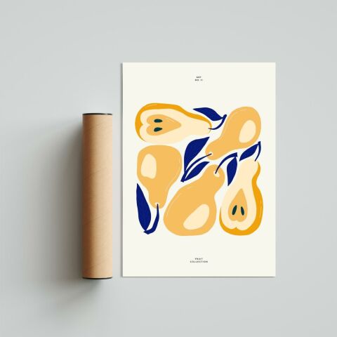 Pear Poster Tablo