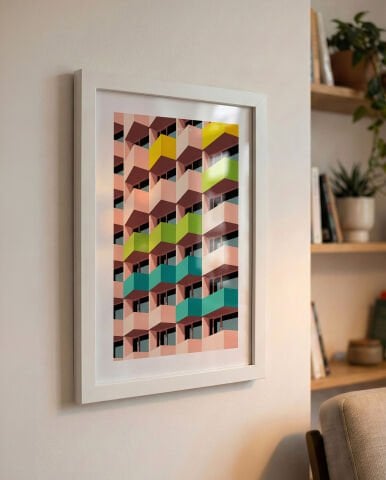 Rhythm, Facades, Poster Tablo