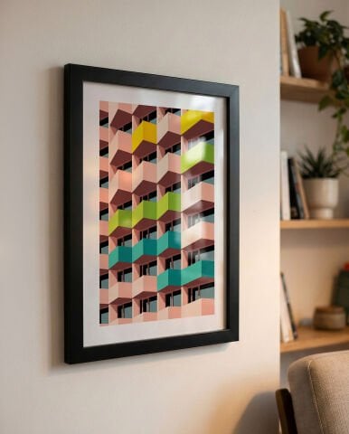 Rhythm, Facades, Poster Tablo