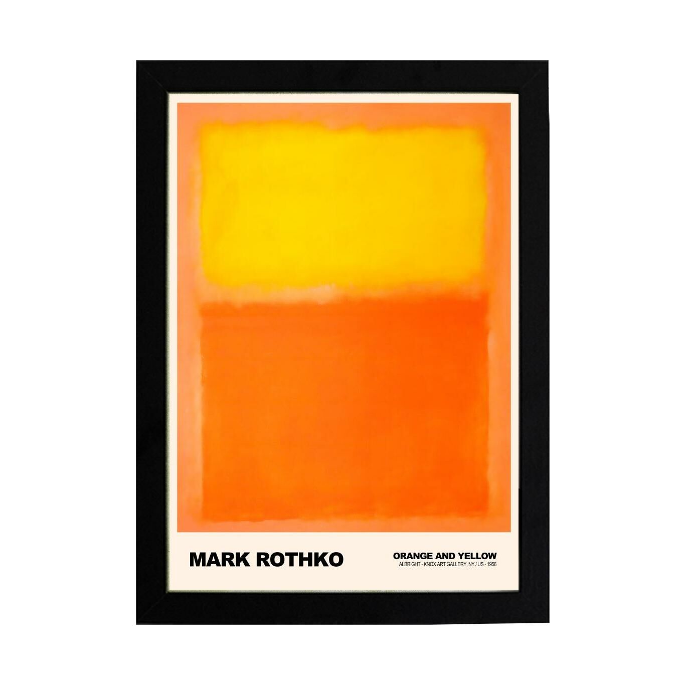 Mark Rothko Orange and Yellow