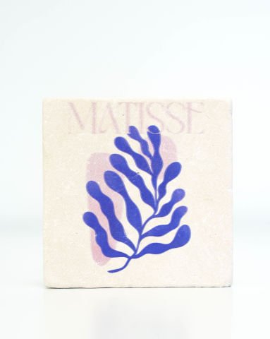 Henri Matisse Taş Bardak Altlığı 4'lü Set