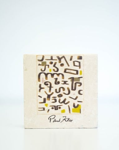 Paul Klee Taş Bardak Altlığı 4'lü Set
