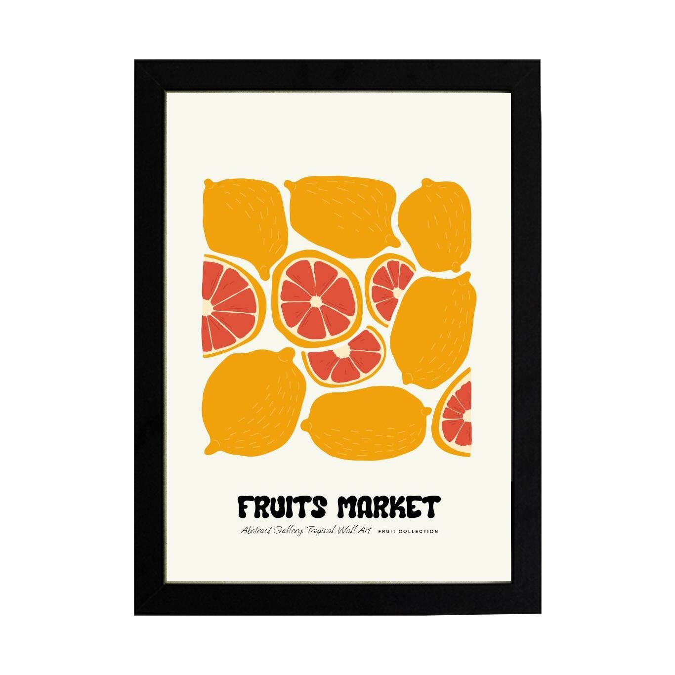 Grapefruit Poster Tablo
