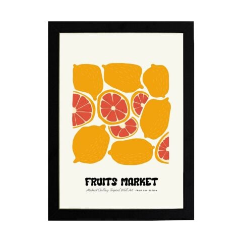 Grapefruit Poster Tablo