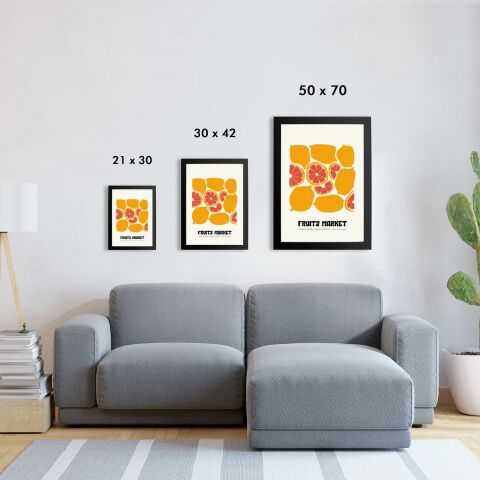 Grapefruit Poster Tablo