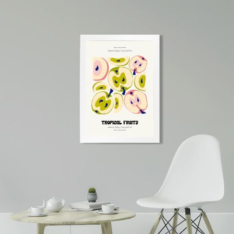Apple Market Poster Tablo