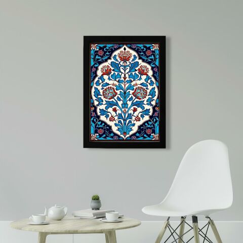 Minimal Çini Desen D1 Poster Tablo