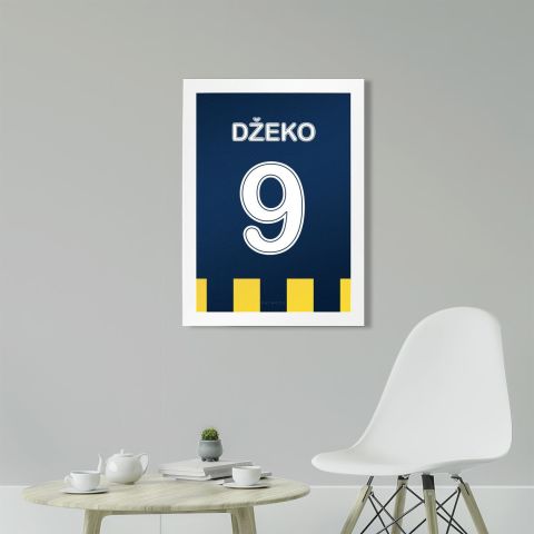 Edin Dzeko Forma Poster Tablo