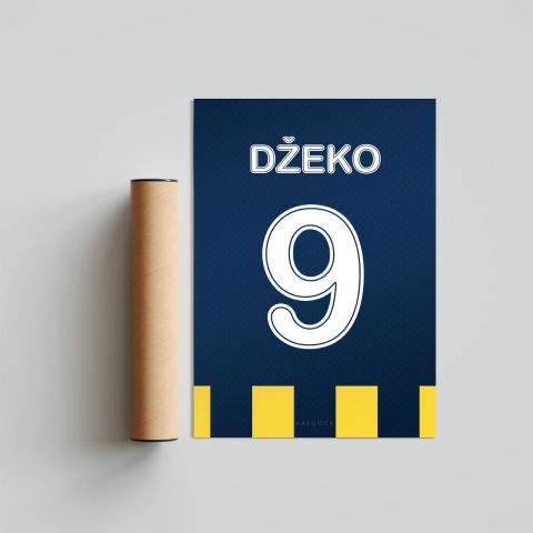 Edin Dzeko Forma Poster Tablo