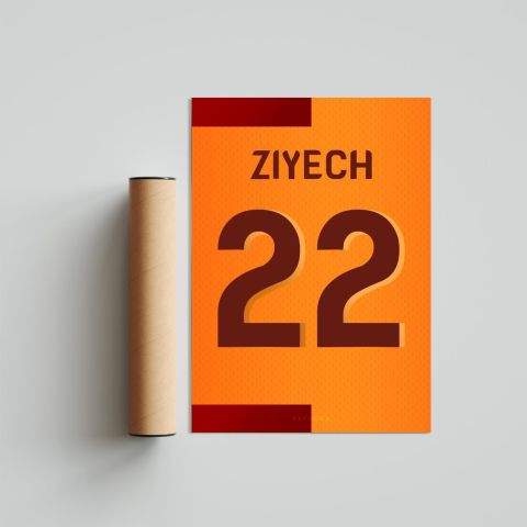 Hakim Ziyech Forma Poster Tablo