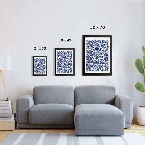 Blue Floral Pattern