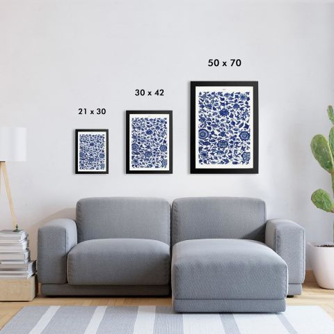 Blue Floral Pattern