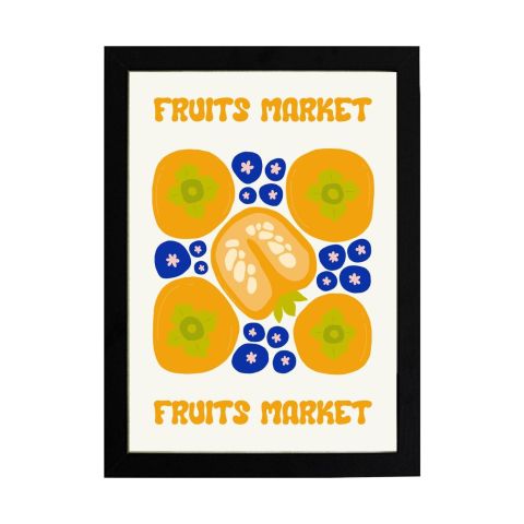Orange Pepper Poster Tablo